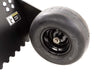 Swisher Commercial Pro RoadBuster Driveway Grader angled view with black wheel and attachment features.