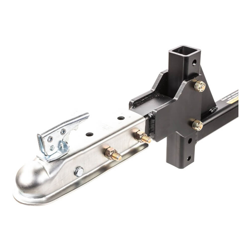 Swisher Commercial Pro RoadBuster Driveway Grader, angled view with metallic finish and attachment handle.