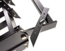 Swisher Commercial Pro RoadBuster Driveway Grader, black metal construction with adjustable grading blades.