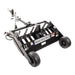 Swisher Commercial Pro RoadBuster Driveway Grader, black with wheels and adjustable scraper features.