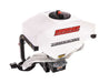 Swisher Commercial Pro UTV/Truck Spreader 22340, white with a black lid, angled view.