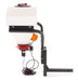 Swisher Commercial Pro UTV/Truck Spreader, angled view, white tank with red and black accents.