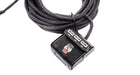 Swisher Commercial Pro UTV/Truck Spreader control box with three switches and coiled cable.