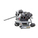 Swisher Fast Finish 60" 14.5 HP 12V Commercial Pro Mower, angled view with black engine and sturdy wheels.