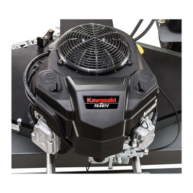 Swisher Fast Finish 60 commercial mower engine, featuring a Kawasaki FS481V in black.