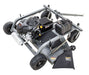 Swisher Fast Finish 60" commercial pro mower, angled view with 14.5 HP engine and durable wheels.