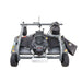 Swisher Fast Finish 60" mower, 14.5 HP, 12V, top view, with Kawasaki engine and wheels.