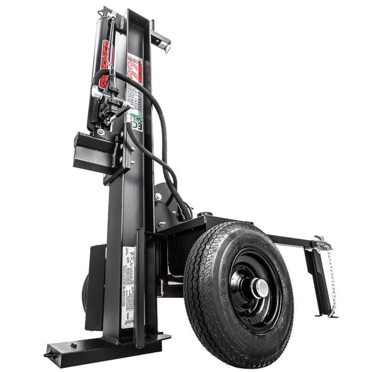 Swisher 22 Ton Electric Full Frame Log Splitter Low Angle Photo