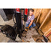 Swisher Black 22 Ton Electric Log Splitter Tool for splitting firewood cutting mode