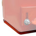 BEFCO Tractor Grading Scraper angled view, orange finish with mounting hardware detail.