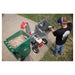 Dosko brush chipper overhead in-use cleanup view