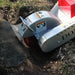 Dosko 691SP-20HE stump grinder cutter wheel grinding stump close-up
