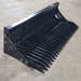 Heavy Duty Rock Bucket for Skid Steer  — Glacier Attachments Right Side 