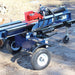 Iron & Oak BHVH2418GX tow-behind log splitter side profile