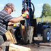 Iron & Oak BHVH2418GX vertical log splitting action view