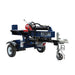 Iron & Oak BHVH3018GX log splitter rear three-quarter view