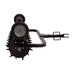 Maxim 48 inch spike aerator end view of drum shaft and wheel