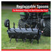 Maxim MPA3P48 plug aerator replaceable spoon tines in-use graphic