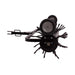 Maxim 36 in. plug aerator side profile with tow bar