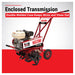 Maxim RM4H compact tiller enclosed transmission feature graphic
