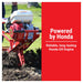 Maxim RMT55H commercial tiller in-use Honda powered graphic