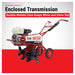 Maxim RMT55H commercial tiller enclosed transmission feature graphic
