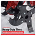 Maxim RMT55H commercial tiller heavy-duty tine close-up