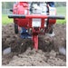 Maxim RMT55H commercial tiller tilling path rear view