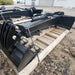 Skid Steer Backhoe Attachment — Glacier Attachments Side View