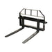 Star Industries Economy skid steer pallet forks front angle view