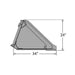 Star Industries extreme duty skid steer bucket size diagram