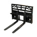 Star Industries Heavy Duty skid steer pallet forks front view