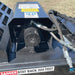 Star Industries mini skid steer brush cutter motor and gearbox detail