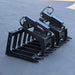 Storm Attachments 72 Inch Heavy Duty Skid Steer Root Grapple Front Right Side View